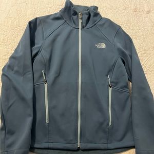 The North Face, baby blue wind wall jacket